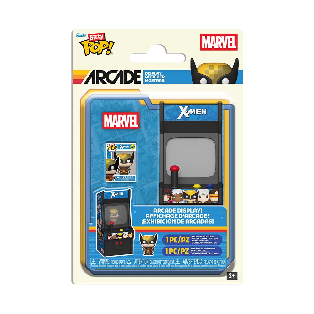 Marvel - X-Men - Wolverine Bitty Pop! Arcade Display Vinyl - Packshot 4