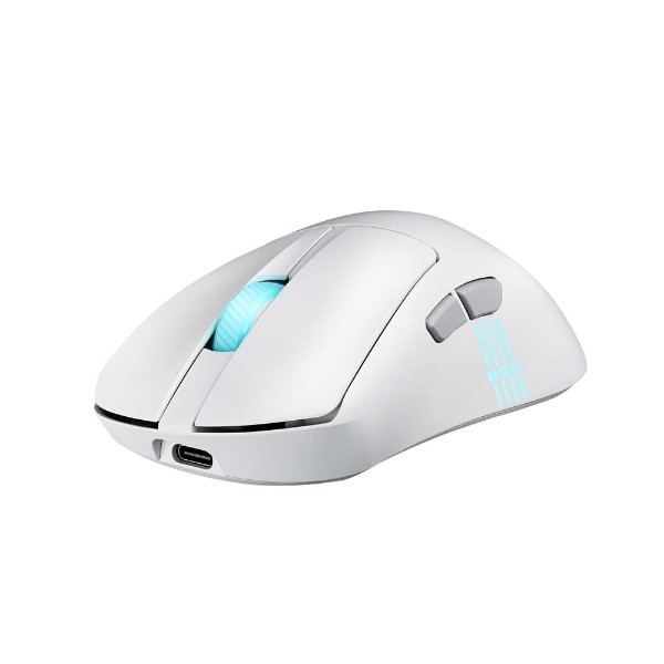 ASUS ROG - Keris II Origin eSports Ergo Wireless Gaming Mouse - White - Packshot 5