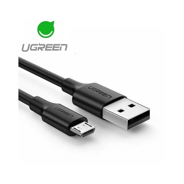 UGreen Micro USB to USB 2.0 A Male Cable 2M 480Mbps 2A Charging Black - Packshot 2