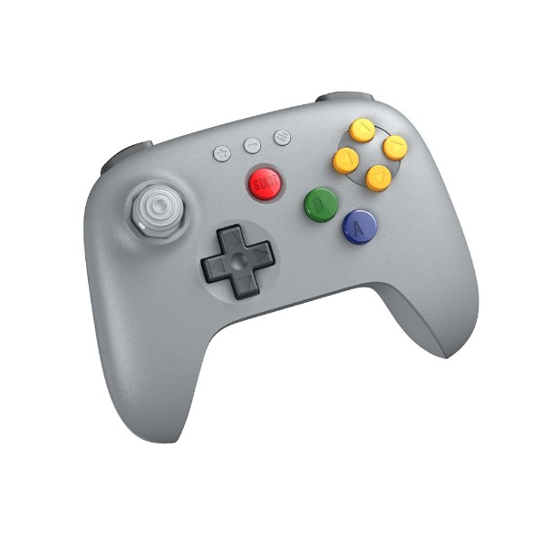 8BitDo 64 Bluetooth Controller - Grey - Packshot 2