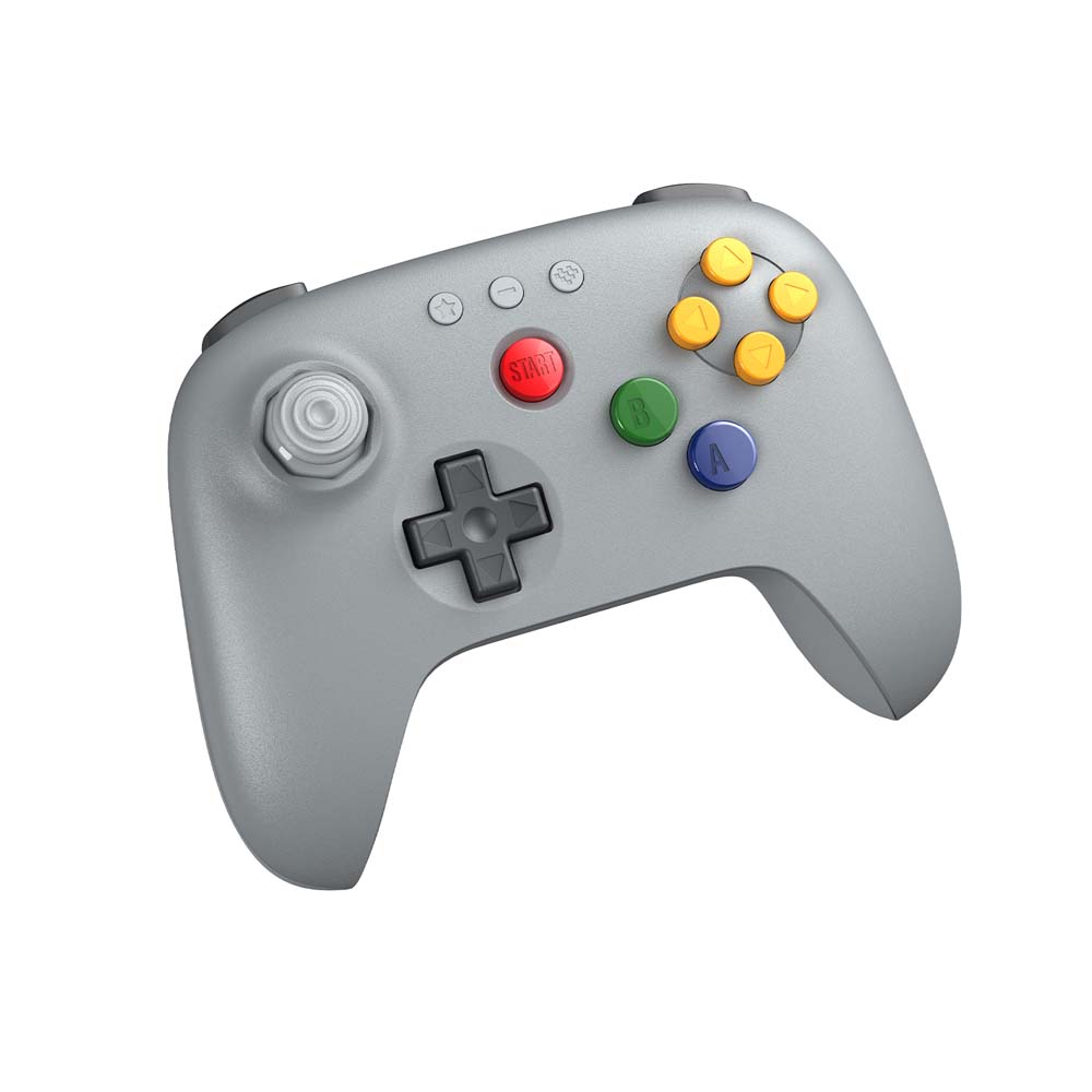 8BitDo 64 Bluetooth Controller - Grey - Packshot 2