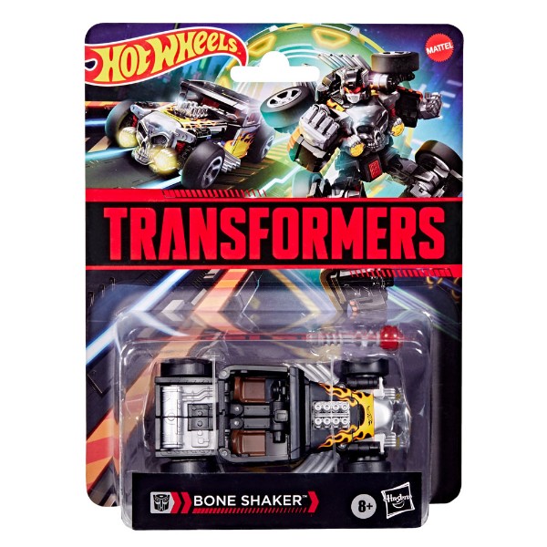 Transformers - Collaborative Hot Wheels x Transformers Bone Shaker Action Figure - Packshot 3