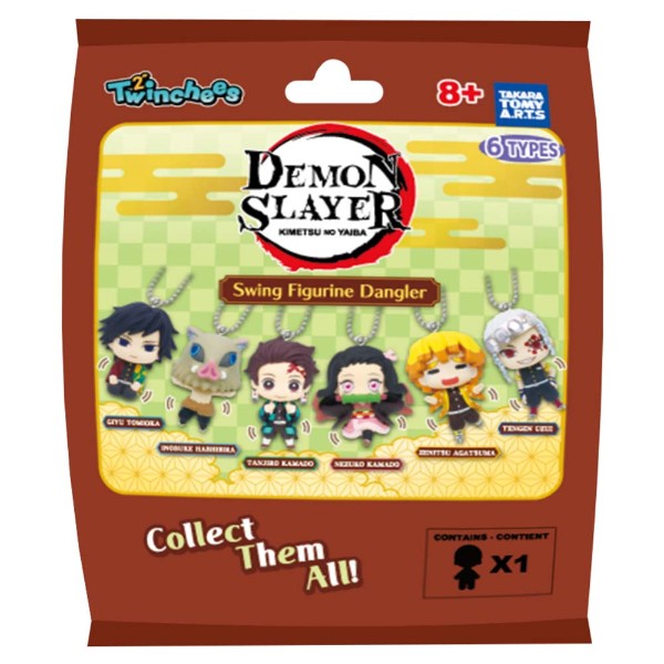 Demon Slayer - Twinchees Demon Slayer Swing Figurine Dangler Blind Bag (Single Bag) - Packshot 1