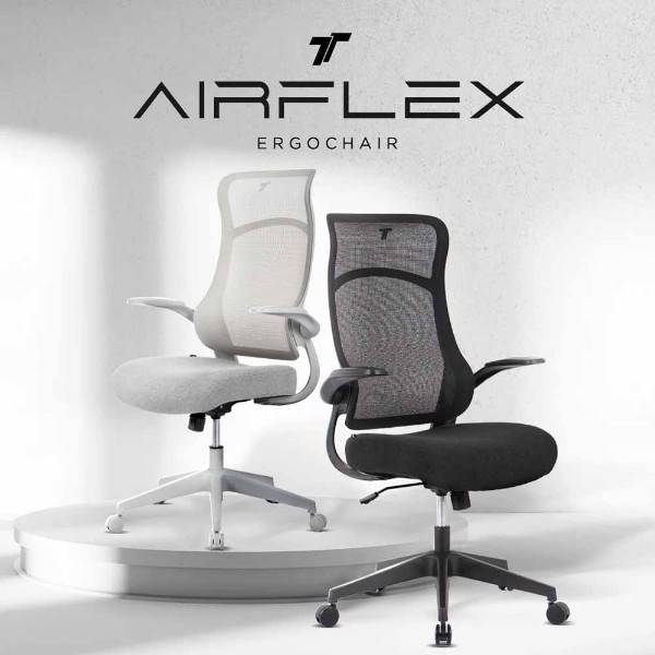 TT AIRFLEX Ergochair - Graphite Black - Packshot 6