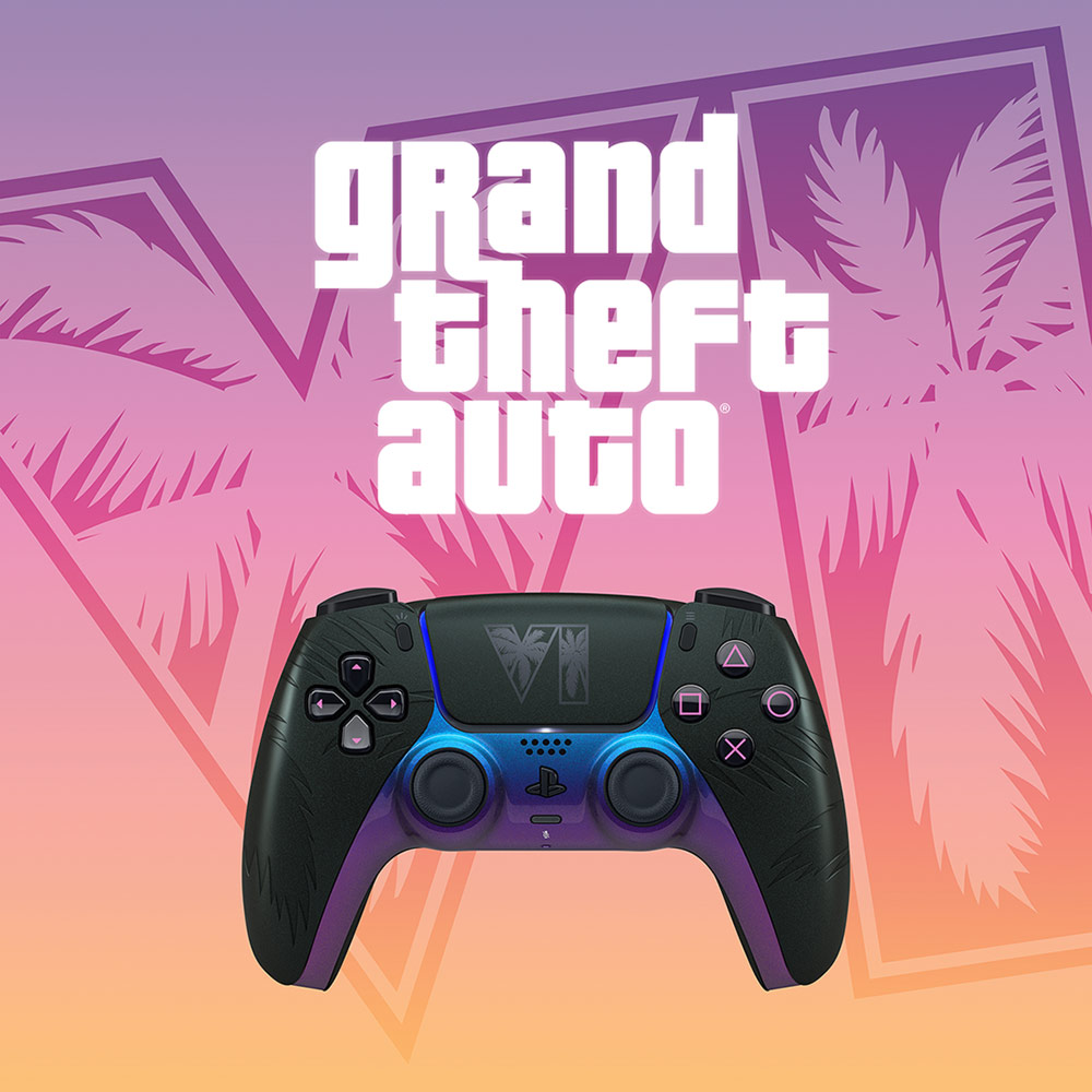 PlayStation 5 DualSense Wireless Controller - Grand Theft Auto VI Limited Edition - Black - Packshot 2