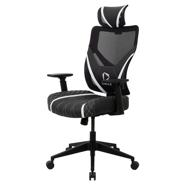 OneX GE300 Breathable Ergonomic Gaming Chair - Black/White - Packshot 6