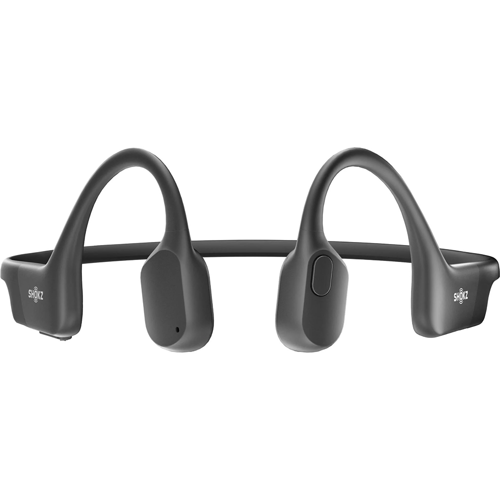 Shokz - OpenRun Wireless Open-Ear Headphones - Black - Packshot 2