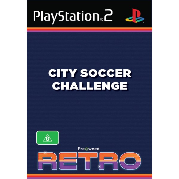 Jeu CITY SOCCER CHALLENGE Sur PlayStation 2 (PS2) - Complet, En Français, Très Bon état