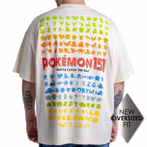 Pokemon - Gotta Catch 'Em All! 151 Oversized T-Shirt - Packshot 1