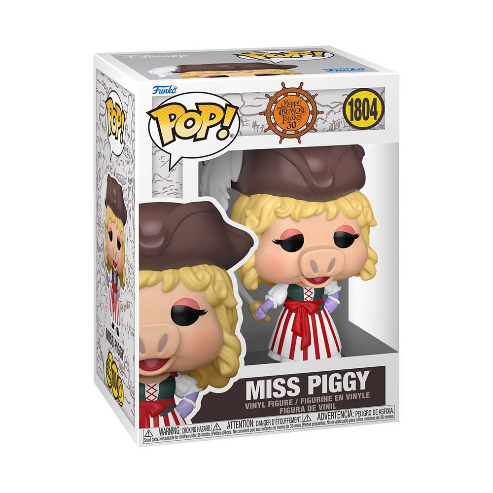 The Muppets - Muppet Treasure Island - Miss Piggy Pop! Vinyl Figure - Packshot 2
