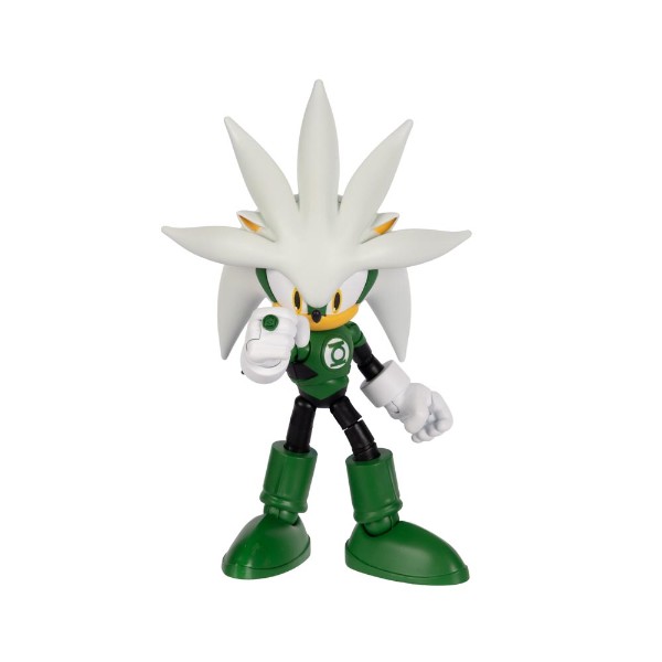 DC X Sonic the Hedgehog - Silver as Green Lantern Action Figure - Packshot 1