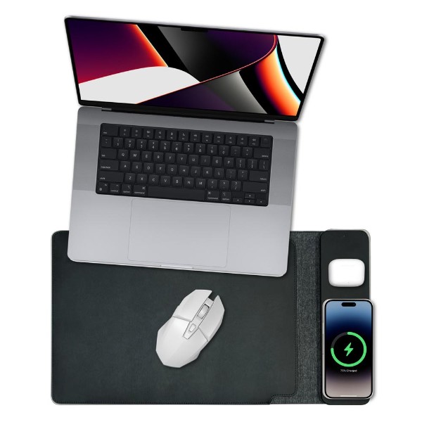 Laser Wireless Charging Laptop Sleeve Up to 16 Inch - Black - Packshot 4