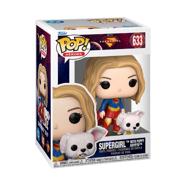 DC Comics - Supergirl (2026) - Supergirl with Puppy Krypto Pop! Vinyl Figure - Packshot 2