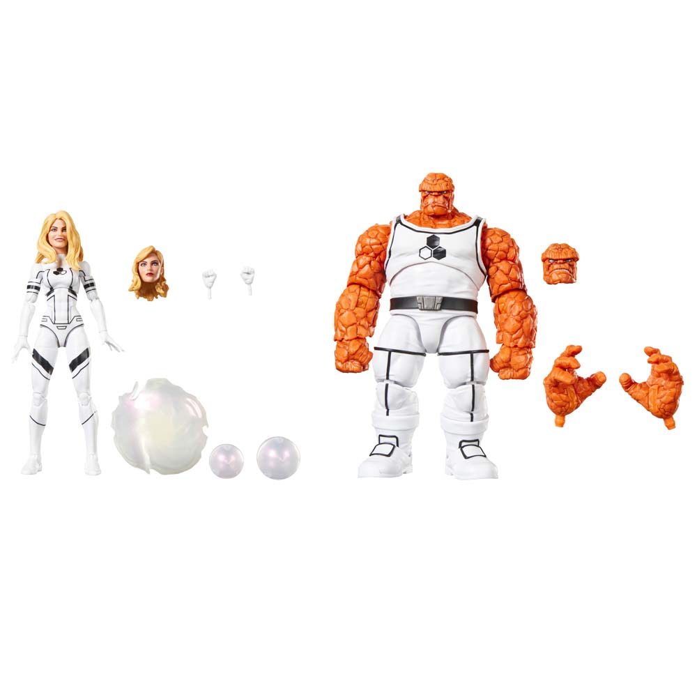 Marvel - The Fantastic Four - The Thing & Invisible Woman Marvel Legends Action Figure 2-Pack - Packshot 2