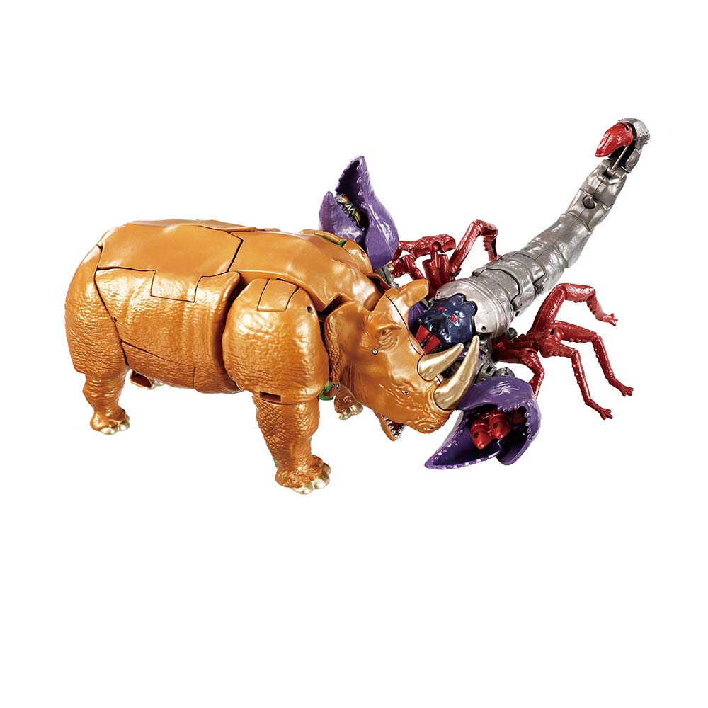 Transformers Rise of the Beasts Rhinox vs. Predacon Scorponok
