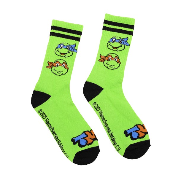 Teenage Mutant Ninja Turtles - Classic Turtles Faces Kids Sport Socks - Packshot 1