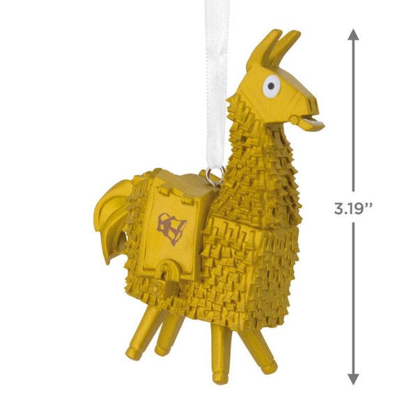Fortnite - Golden Loot Llama Hallmark Keepsake Ornament - Packshot 4