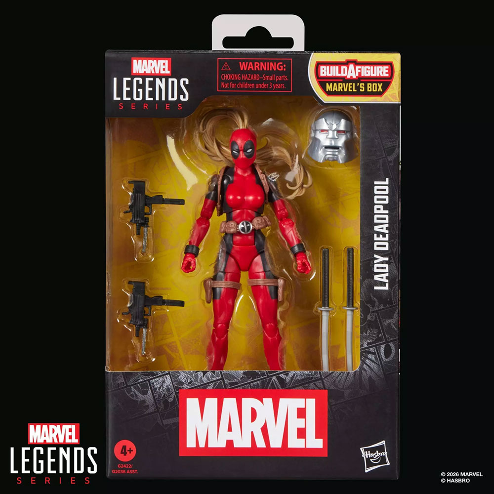 Marvel - Lady Deadpool Marvel Legends Action Figure - Packshot 6