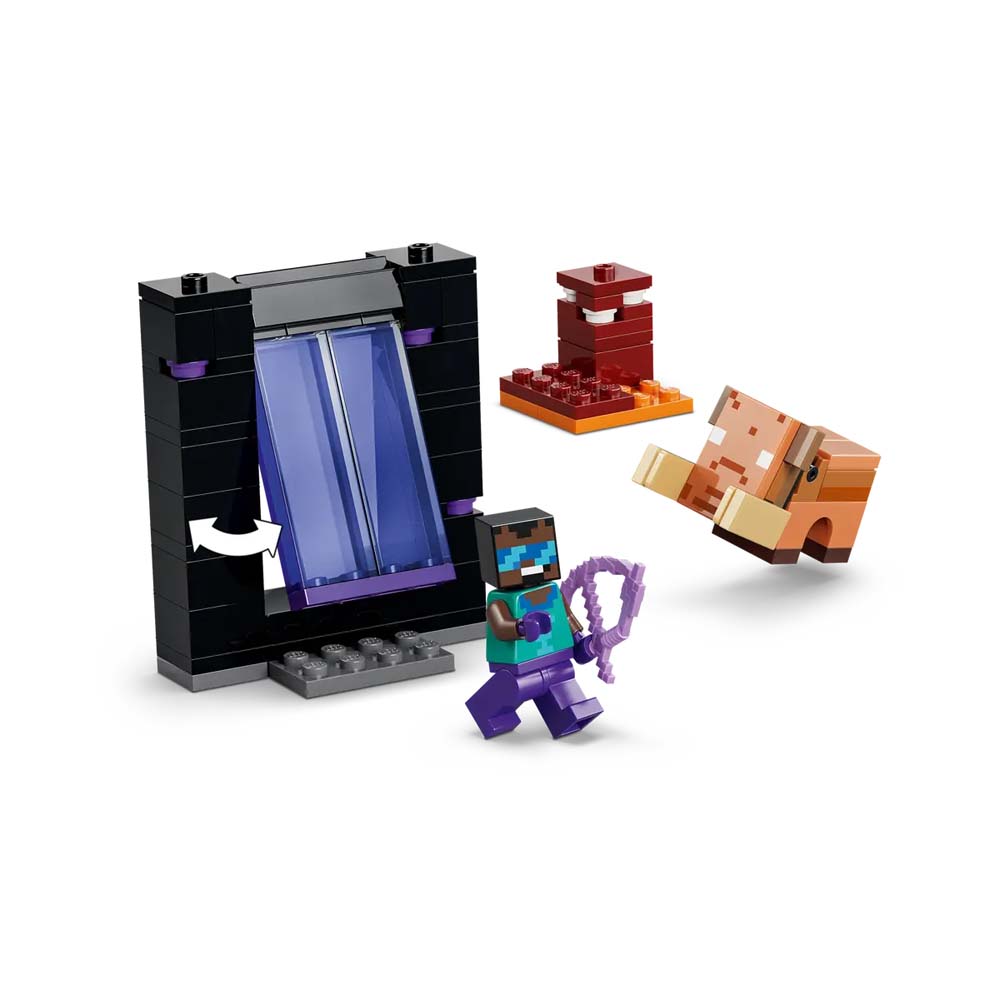 Minecraft - LEGO Nether & End Portal Journey #21584 - Packshot 3