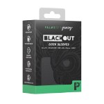 Palms Off Gaming - Blackout Deck Sleeves 100pk - Standard Size - Black - Packshot 1