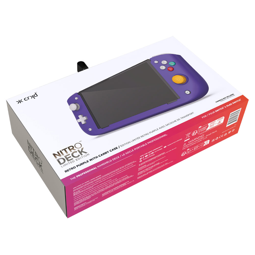 Nitro Deck Controller for Nintendo Switch - Purple with Case - Packshot 6