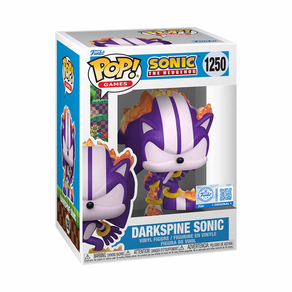 Sonic the Hedgehog - Darkspine Sonic Pop! Vinyl Figure - Packshot 2