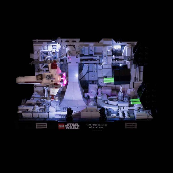 Light My Bricks - Star Wars - Death Star Trench Run Diorama (LEGO #75329) Light Kit - Packshot 3