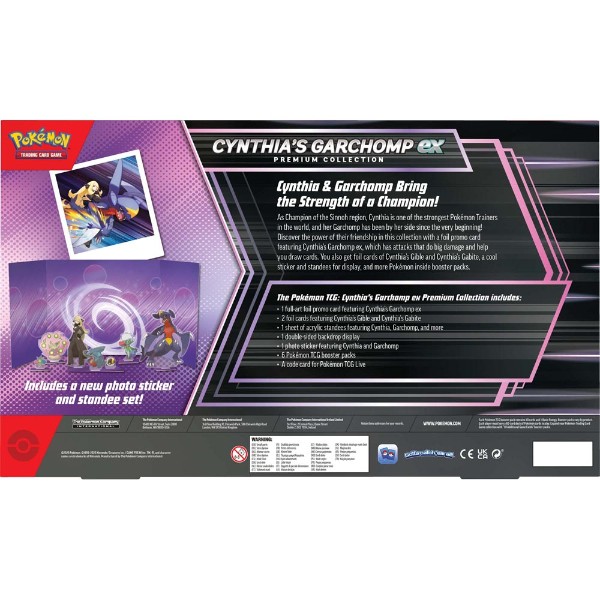 Pokemon - TCG - Cynthia’s Garchomp ex Premium Collection - Packshot 3