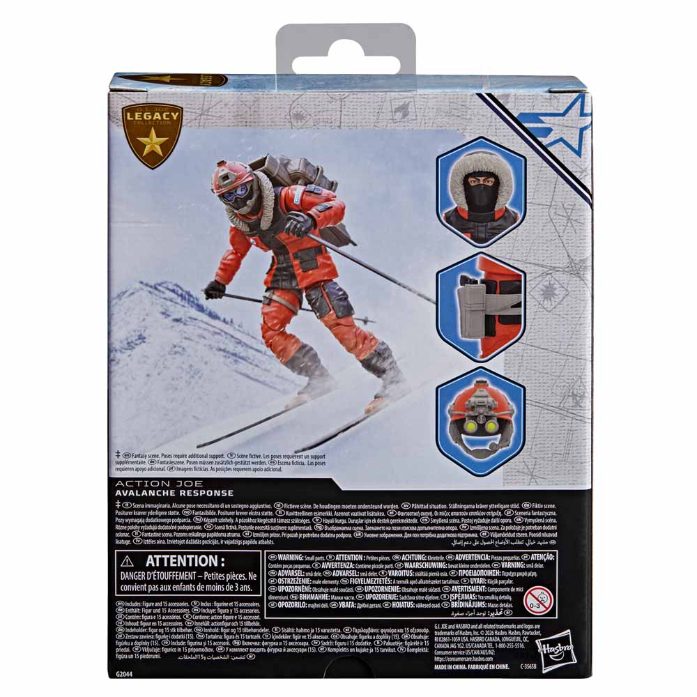 G.I. Joe - Classified Series: Legacy Collection - Action Joe Avalanche Response Action Figure - Packshot 5
