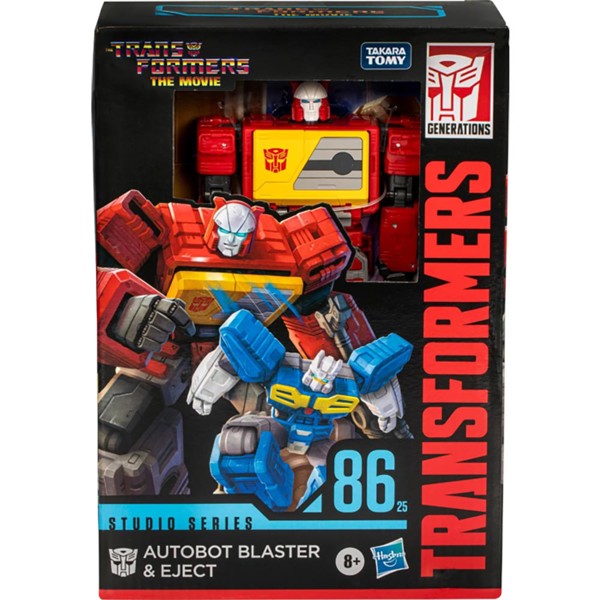 Transformers - Transformers: The Movie - Autobot Blaster & Eject Studio Series Voyager Figure 2-Pack - Packshot 4