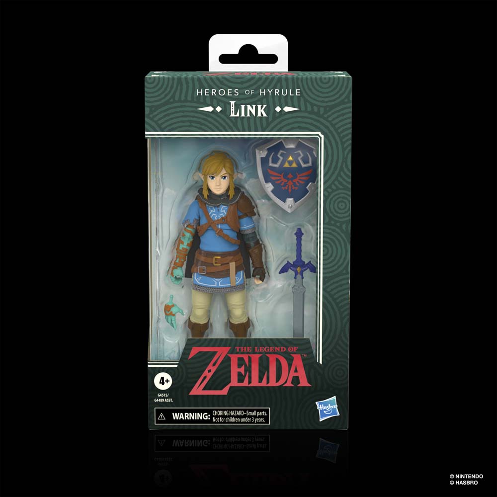 Nintendo - The Legend of Zelda: Tears of the Kingdom Link Heroes of Hyrule Action Figure - Packshot 6
