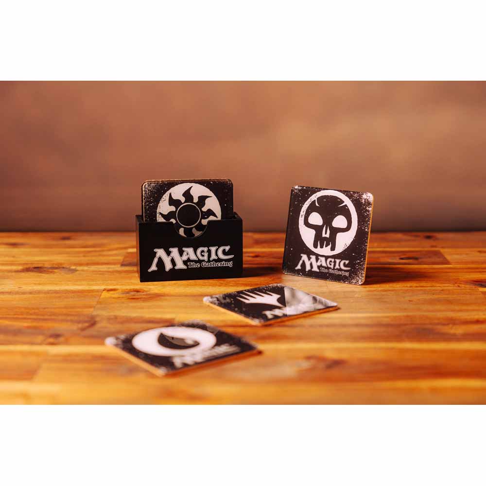 Magic: the Gathering - Monochrome Mana Icons Coaster 6-Pack - Packshot 4