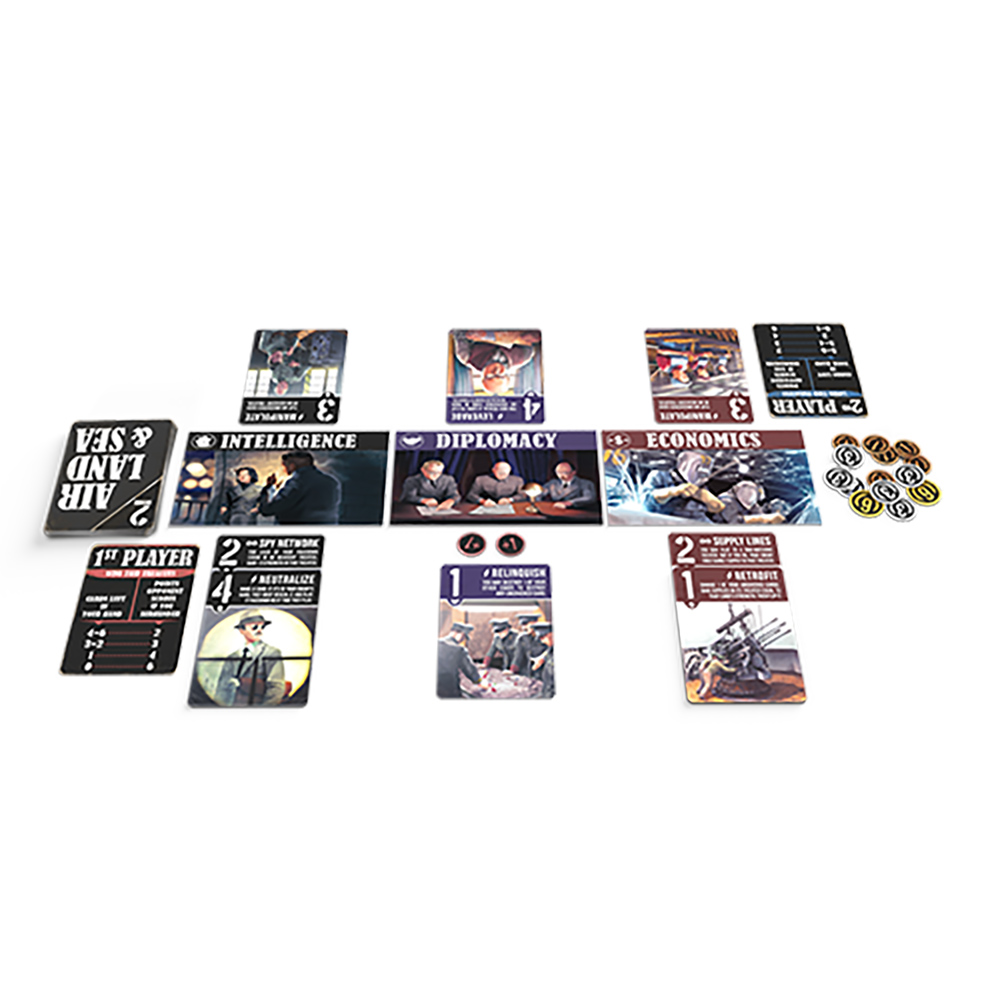 Air, Land and Sea Spies, Lies and Supplies Board Game Toys and