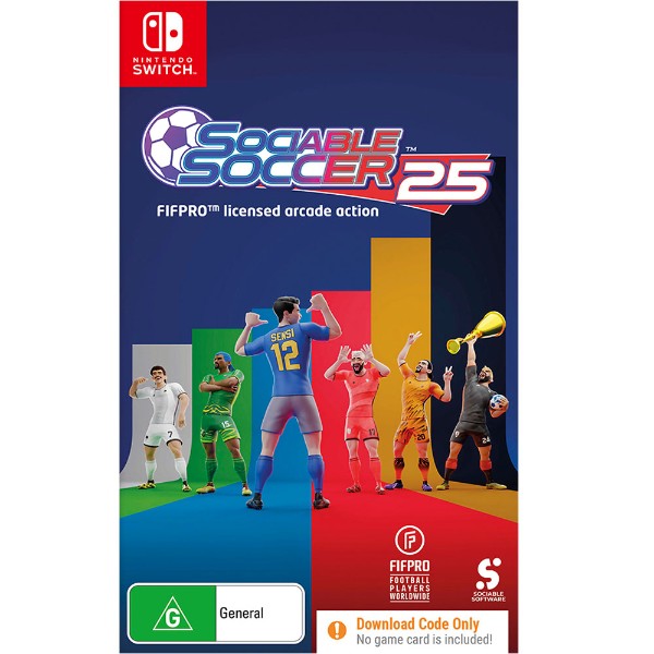 Sociable Soccer 25 (Code-In-A-Box) - Packshot 1