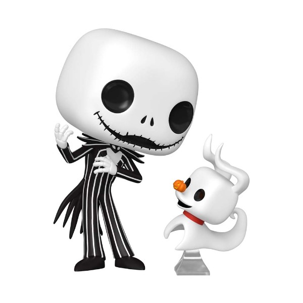 Disney - The Nightmare Before Christmas - Jack Skellington with Zero Pop! Vinyl Figure - Packshot 1