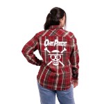 One Piece - Straw Hat Jolly Roger Flannel Long-Sleeve Shirt - Packshot 5