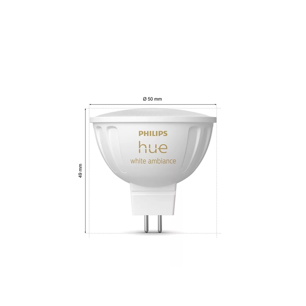 Philips - Hue White Ambiance MR16 Smart Spotlight - Packshot 3