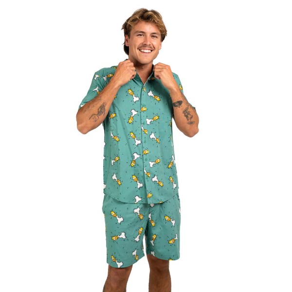 The Simpsons - Homer in The Hedge Short-Sleeved Shirt - Packshot 3