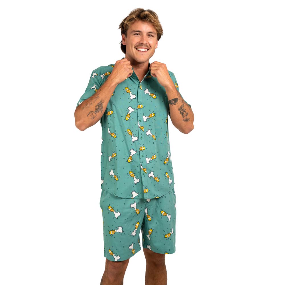 The Simpsons - Homer in The Hedge Short-Sleeved Shirt - Packshot 3