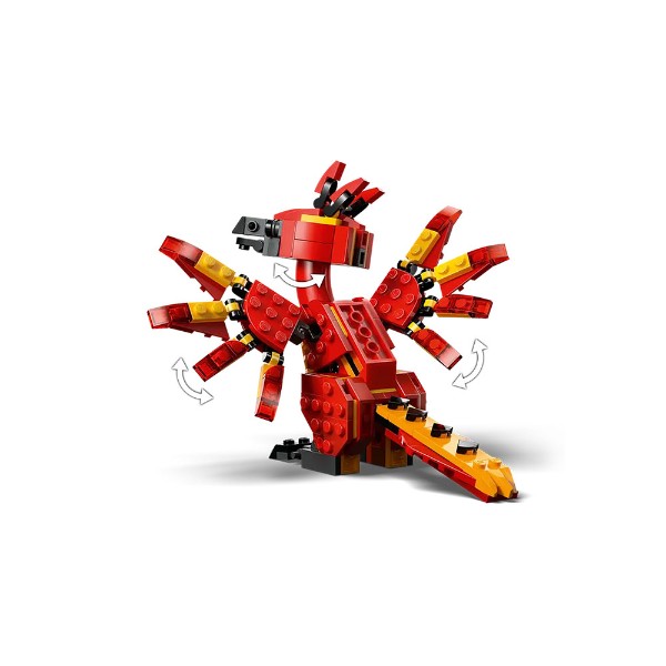 Harry Potter - LEGO Fawkes: Dumbledore's Phoenix 76448 - Packshot 4