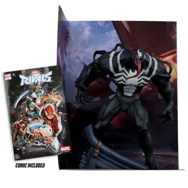 Marvel Rivals - Venom (Marvel Rivals #1) 1/6 Scale Figure with Comic Book - Packshot 5