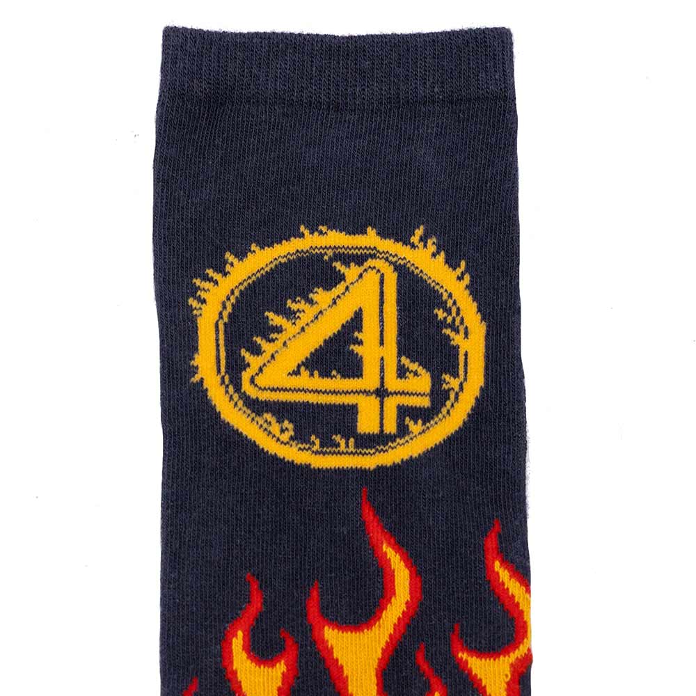 Marvel - The Fantastic Four: First Steps - Flame On Crew Socks - Packshot 2