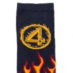 Marvel - The Fantastic Four: First Steps - Flame On Crew Socks - Packshot 2