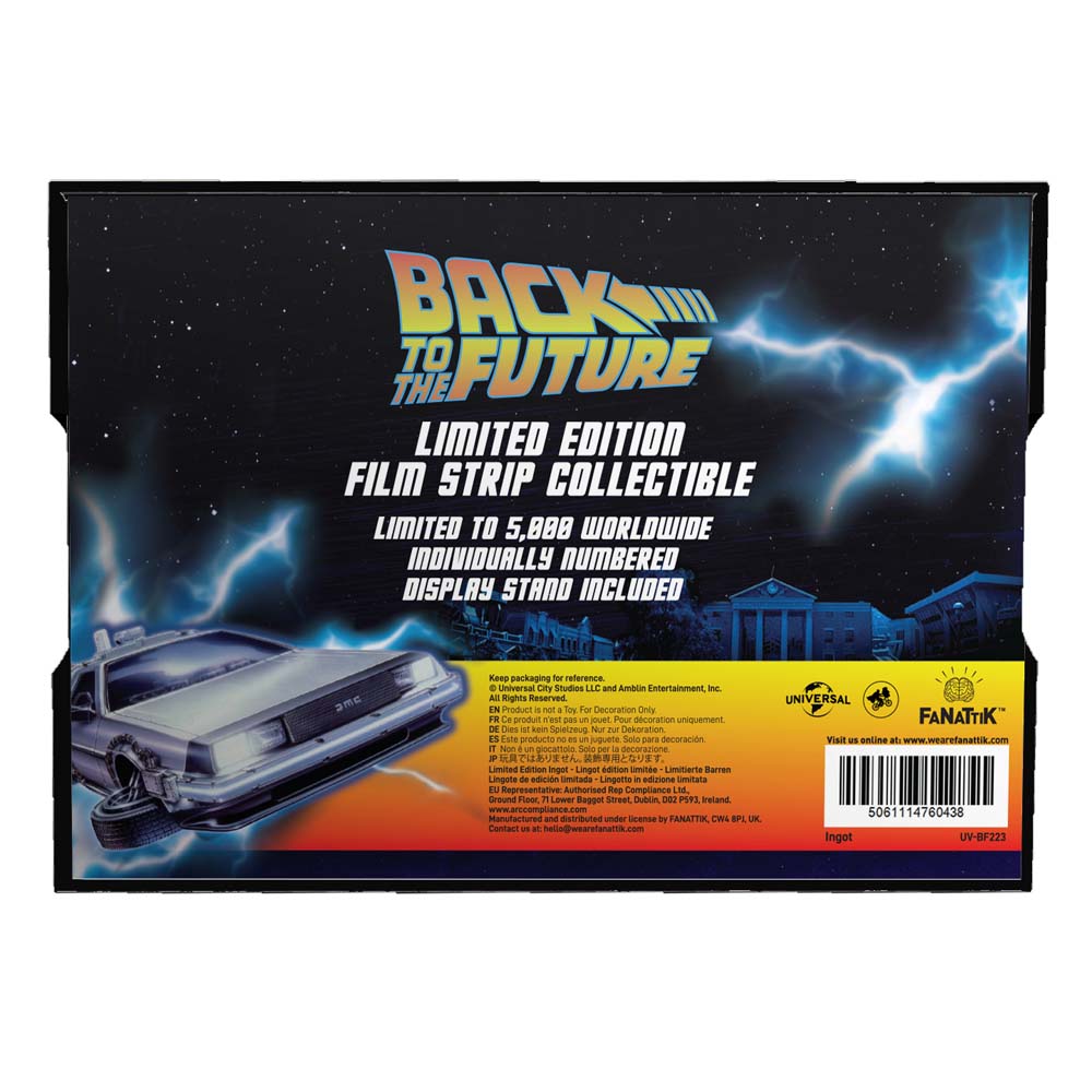 Back to the Future – Limited Edition Metal Film Strip Collectible - Packshot 3