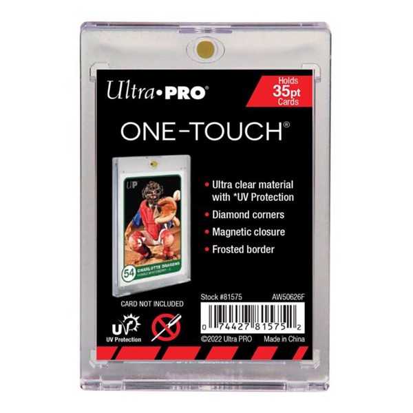 thumbnail image 2 of Ultra PRO 35pt Magnetic Card Holders - 10 Pack - UV One Touch Clear Protector 64x89mm 2 of 5