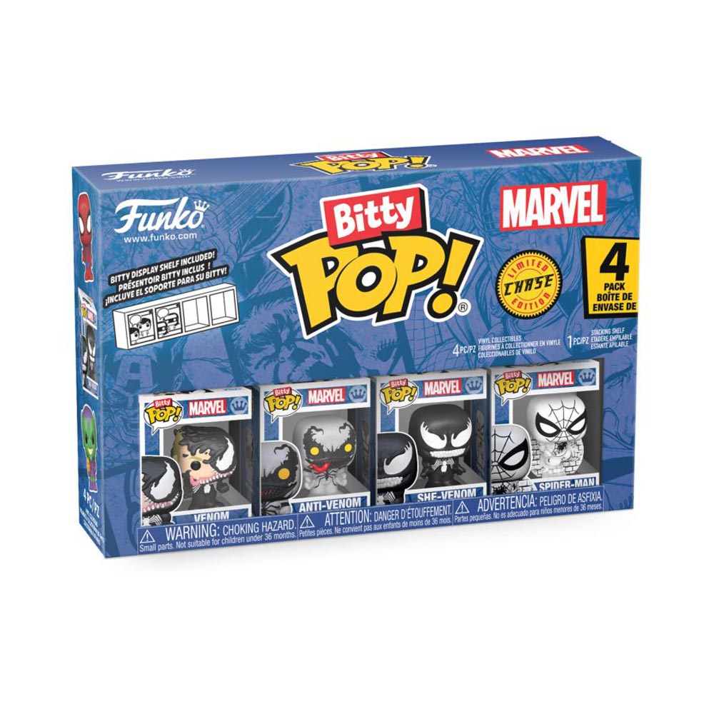 Marvel - Spider-Man Venom Bitty Pop! Vinyl 4-Pack - Packshot 2