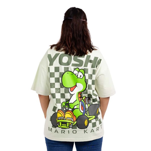 Nintendo - Mario Kart Yoshi Racing Oversized T-Shirt - Packshot 4