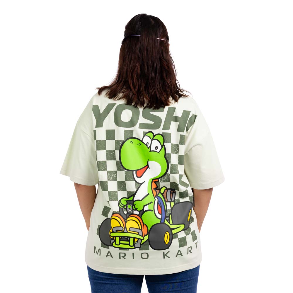Nintendo - Mario Kart Yoshi Racing Oversized T-Shirt - Packshot 4