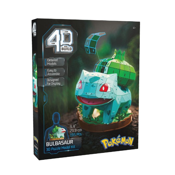 Pokemon - Bulbasaur 4D Puzzle Model Kit - Packshot 2