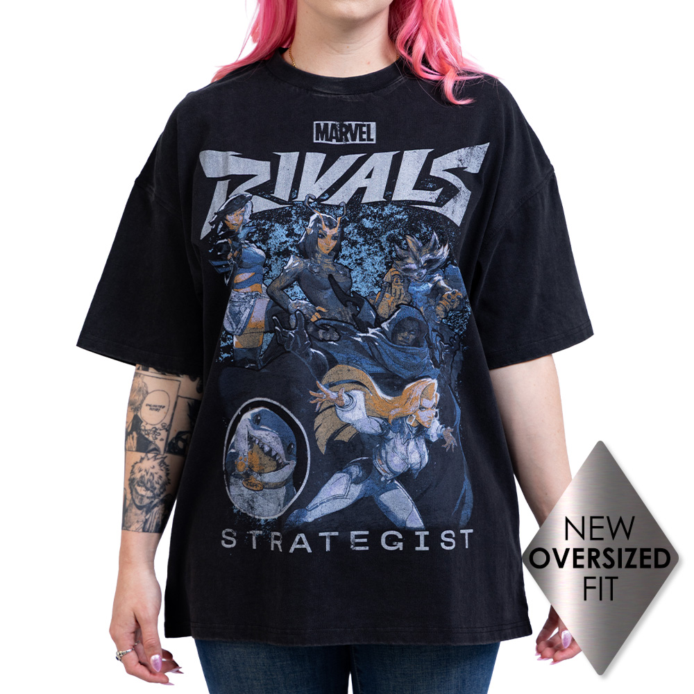 Marvel Rivals - Strategist Role Oversized T-Shirt - Clothing